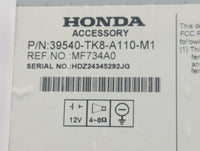 2014-2017 Honda Odyssey Radio AM FM Cd Player Receiver Replacement P/N:39540-TK8-A110-M1 Fits Fits 2014 2015 2016 2017 OEM U