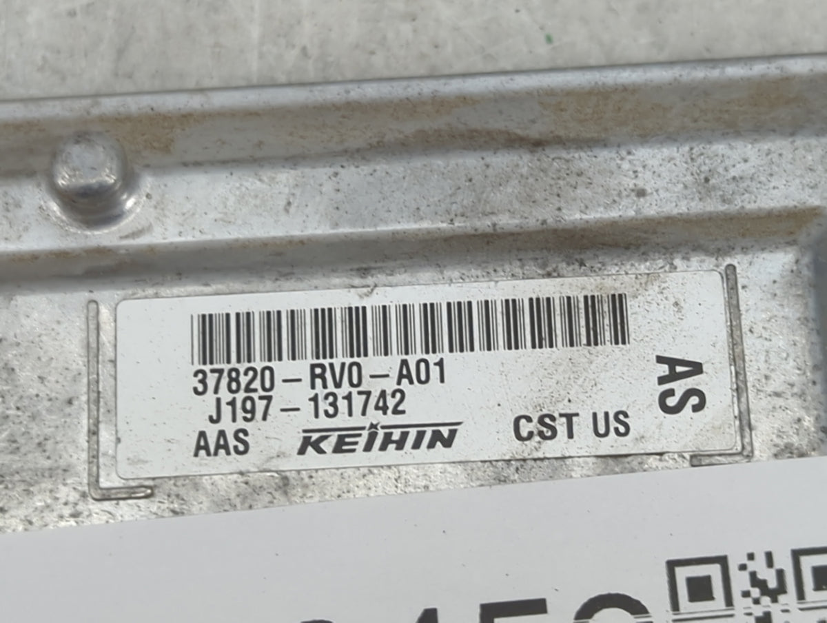 2017 Honda Odyssey PCM Engine Control Computer ECU ECM PCU OEM P/N:37820-RV0-A01 Fits OEM Used Auto Parts - Oemusedautoparts