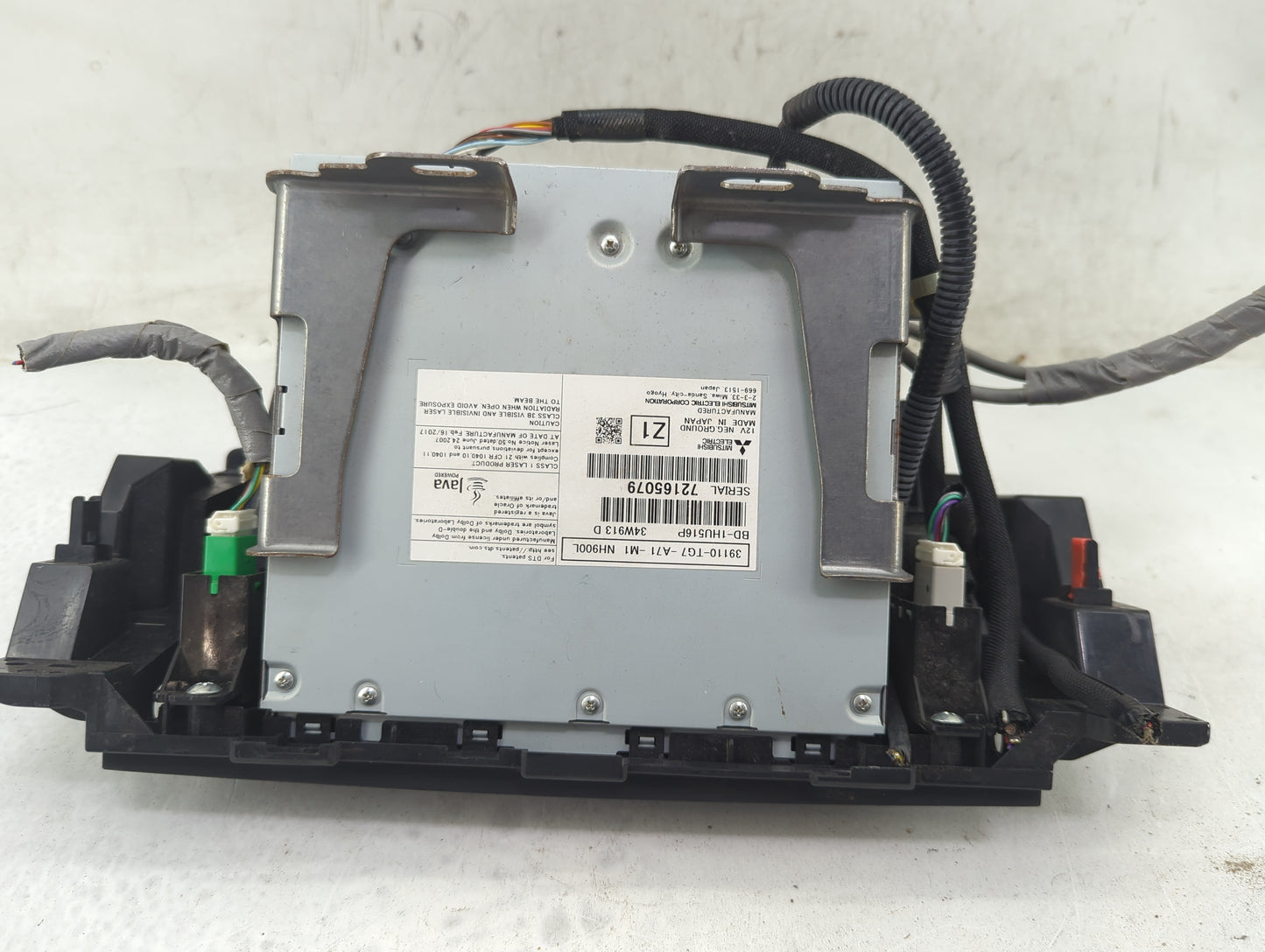 2016-2020 Honda Pilot Radio AM FM Cd Player Receiver Replacement P/N:39110-TG7-A71 BD-1HU516P Fits Fits 2016 2017 2018 2019 