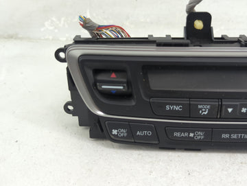 2016-2018 Honda Pilot Climate Control Module Temperature AC/Heater Replacement P/N:79600TG7A620M1 SANWA2A270J Fits OEM Used Auto Parts