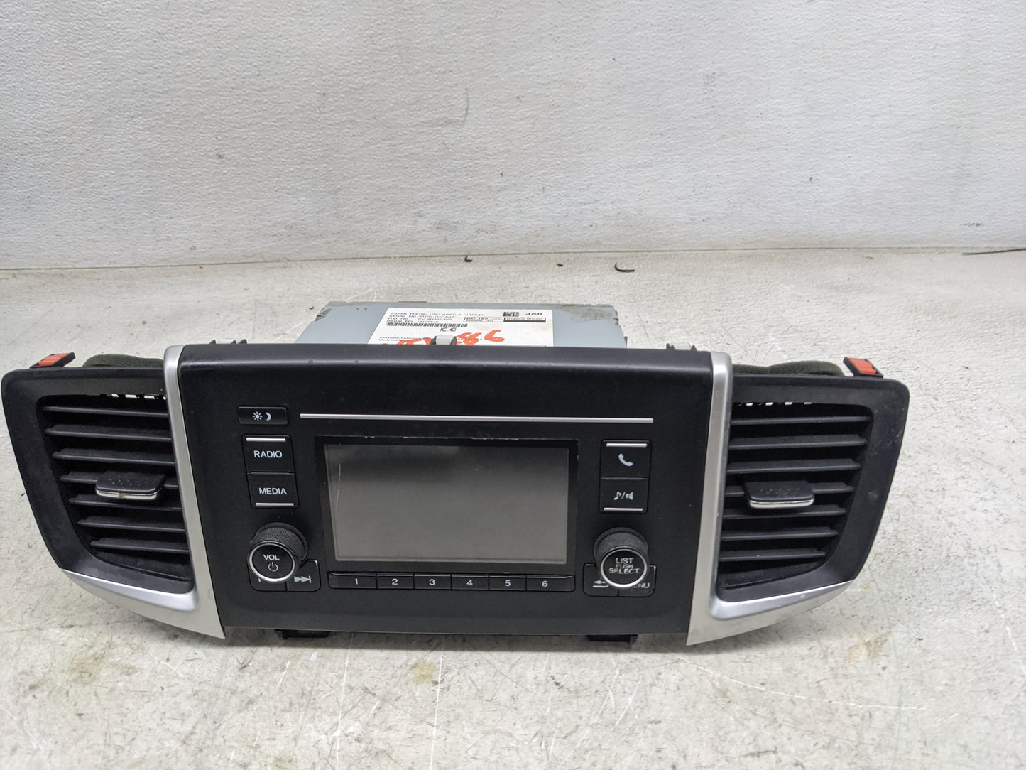 2016-2019 Honda Pilot Radio AM FM Cd Player Receiver Replacement P/N:39100-TG7-A02 CV-RH46N3VX Fits Fits 2016 2017 2018 2019