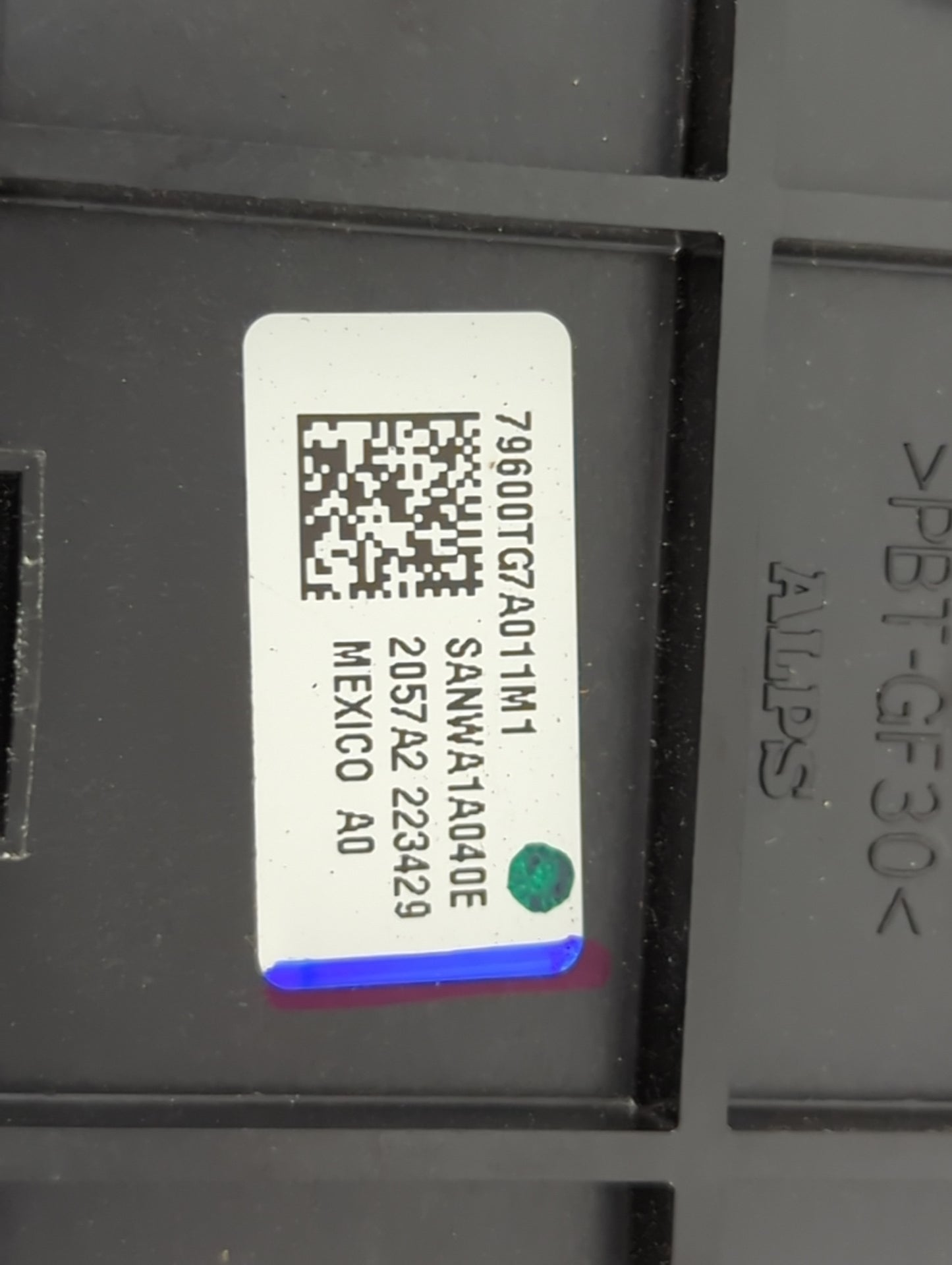 2016-2018 Honda Pilot Climate Control Module Temperature AC/Heater Replacement P/N:79600TG7A011M1 SANWA1A040E Fits OEM Used 