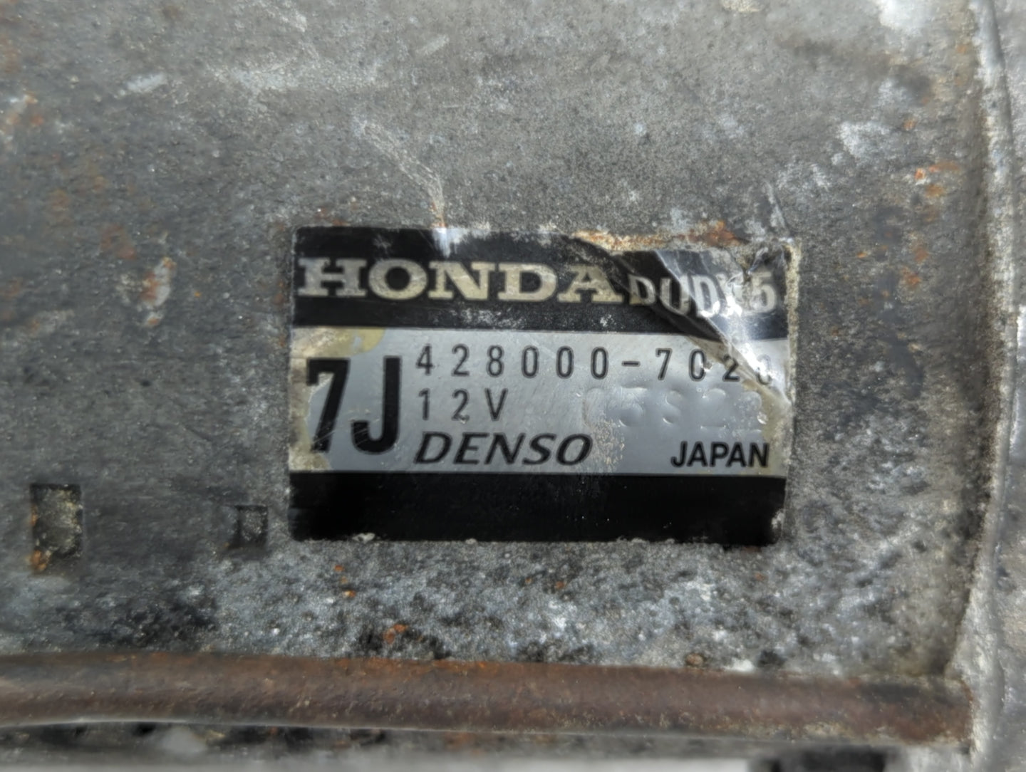 2016-2020 Honda Pilot Car Starter Motor Solenoid OEM P/N:428000-7020 Fits Fits 2012 2013 2014 2015 2016 2017 2018 2019 2020 