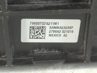 2016-2018 Honda Pilot Climate Control Module Temperature AC/Heater Replacement P/N:79600TG7A211M1 Fits Fits 2016 2017 2018 O
