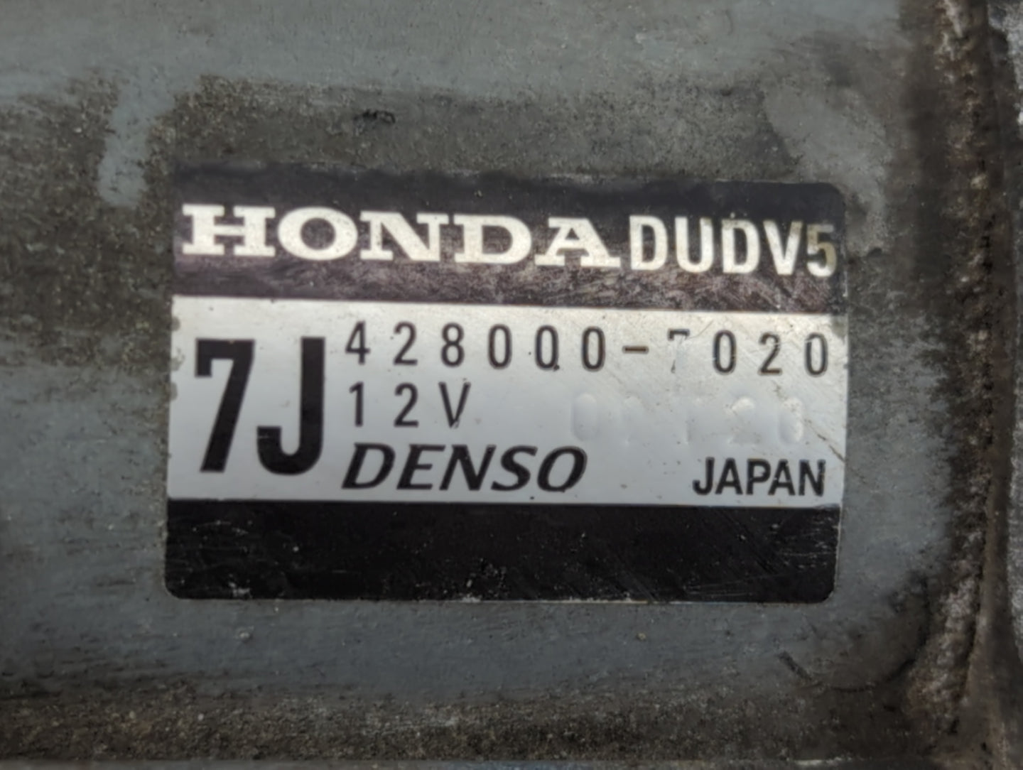 2017-2019 Honda Ridgeline Car Starter Motor Solenoid OEM P/N:428000-7020 428000-7050 Fits OEM Used Auto Parts - Oemusedautop