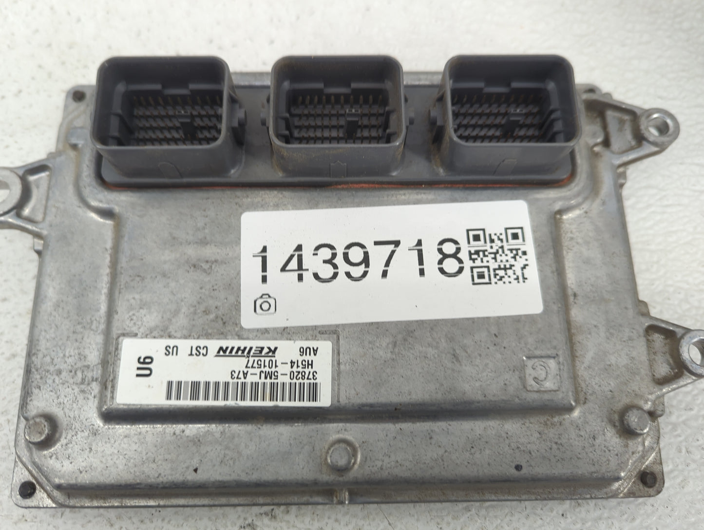 2017 Honda Ridgeline PCM Engine Control Computer ECU ECM PCU OEM P/N:37820-5MJ-A73 Fits OEM Used Auto Parts - Oemusedautopar