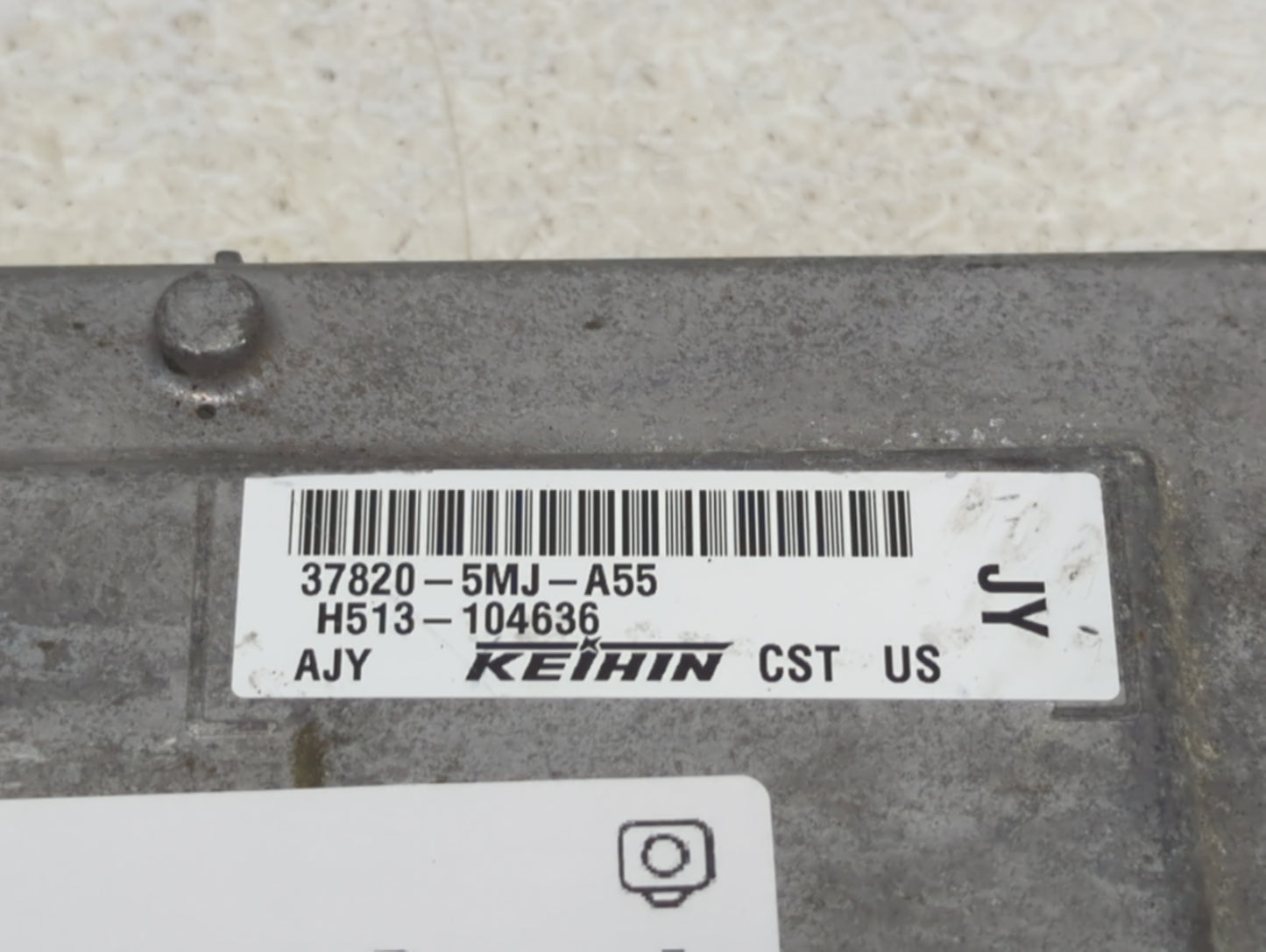 2017 Honda Ridgeline PCM Engine Control Computer ECU ECM PCU OEM P/N:37820-5MJ-A55 H513-104636 Fits OEM Used Auto Parts - Oe
