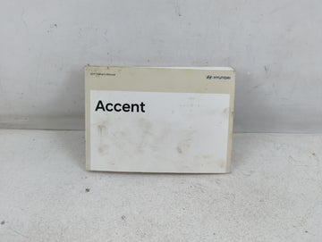 2017 Hyundai Accent Owners Manual Book Guide P/N:H1RO-EU75E OEM Used Auto Parts - Oemusedautoparts1.com