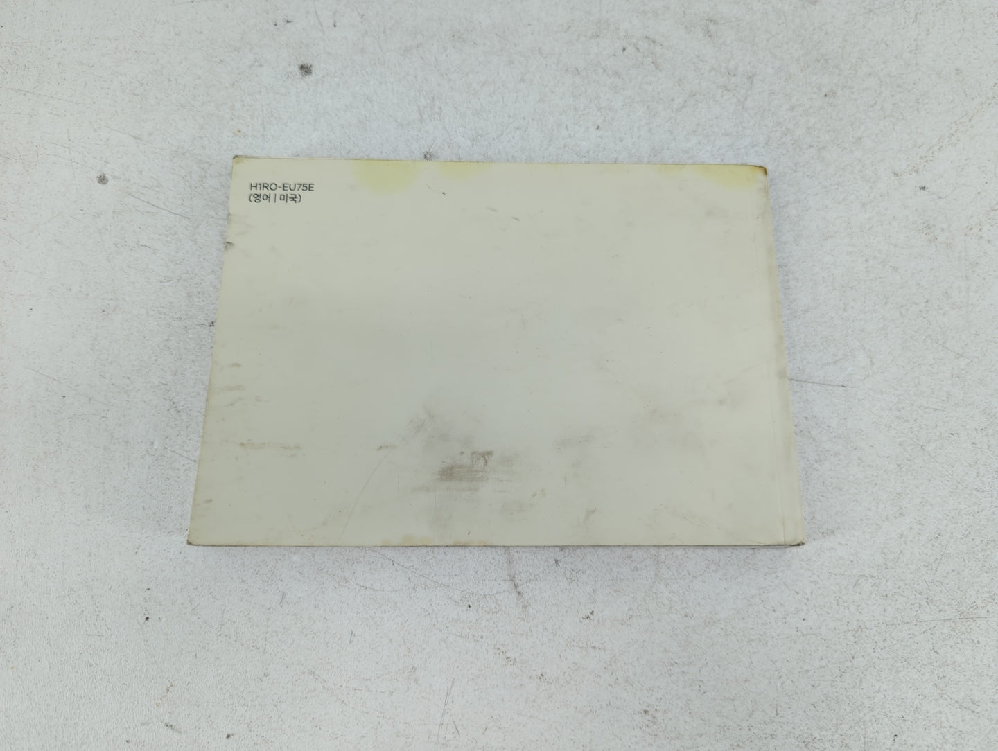 2017 Hyundai Accent Owners Manual Book Guide P/N:H1RO-EU75E OEM Used Auto Parts - Oemusedautoparts1.com