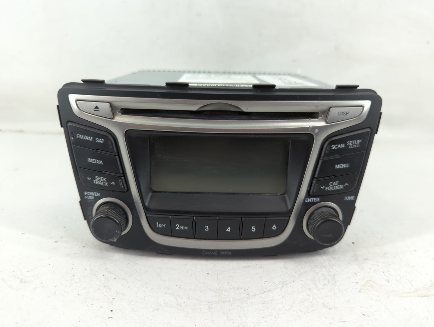 2015-2017 Hyundai Accent Radio AM FM Cd Player Receiver Replacement P/N:96170-1R111RDR Fits Fits 2015 2016 2017 OEM Used Aut