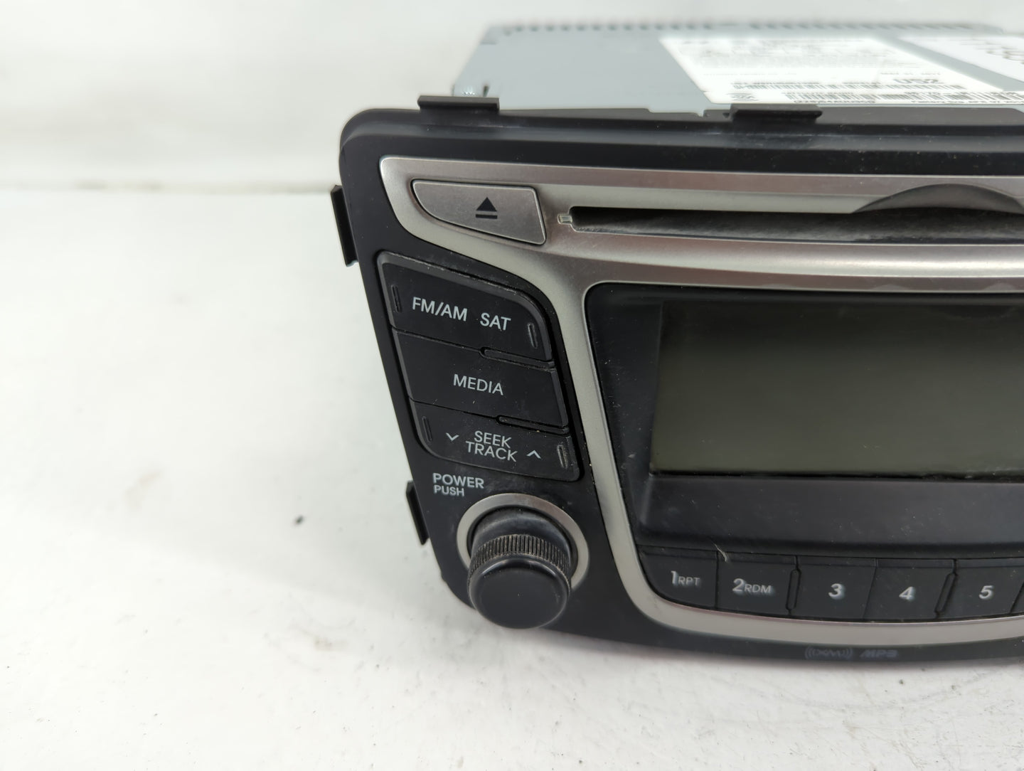 2015-2017 Hyundai Accent Radio AM FM Cd Player Receiver Replacement P/N:96170-1R111RDR Fits Fits 2015 2016 2017 OEM Used Aut