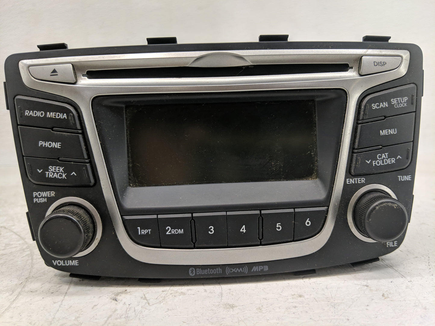 2015-2017 Hyundai Accent Radio AM FM Cd Player Receiver Replacement P/N:96170-1R111RDR Fits Fits 2015 2016 2017 OEM Used Aut