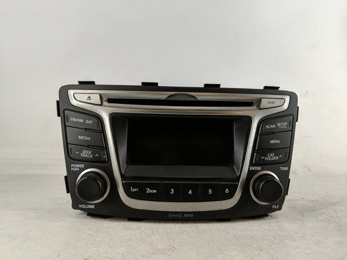 2015-2017 Hyundai Accent Radio AM FM Cd Player Receiver Replacement P/N:96170-1R111RDR Fits Fits 2015 2016 2017 OEM Used Aut