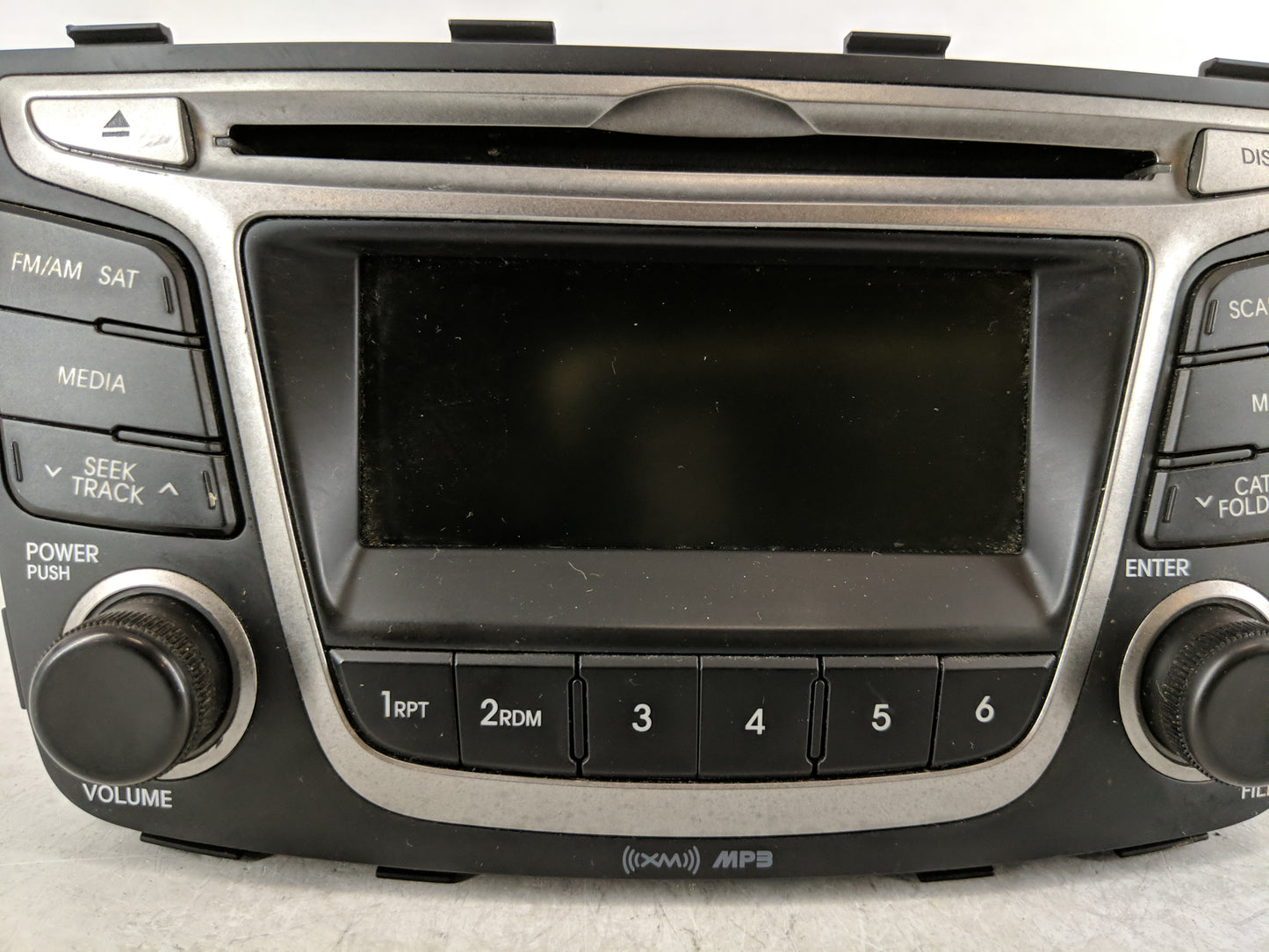 2015-2017 Hyundai Accent Radio AM FM Cd Player Receiver Replacement P/N:96170-1R111RDR Fits Fits 2015 2016 2017 OEM Used Aut