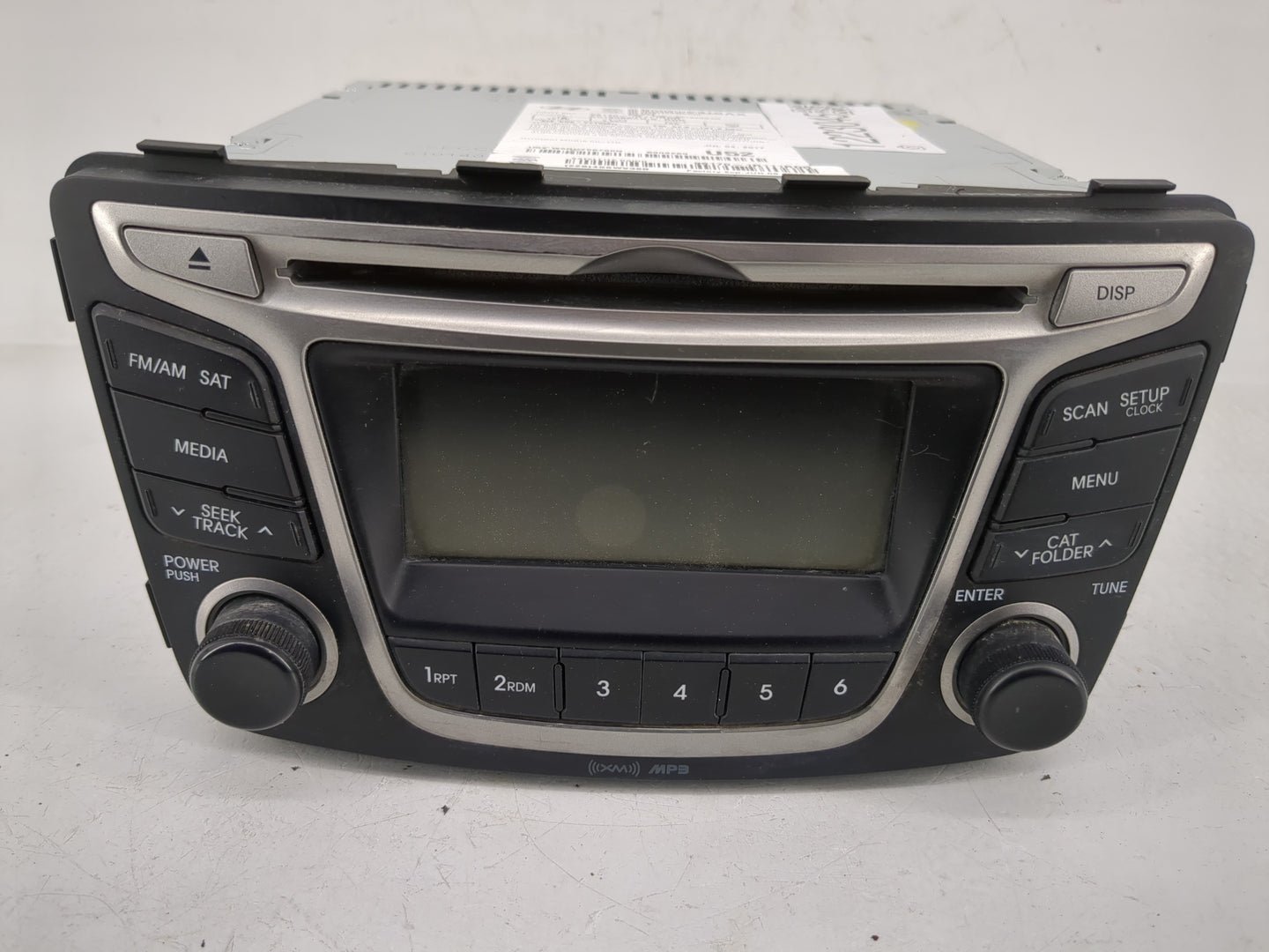 2015-2017 Hyundai Accent Radio AM FM Cd Player Receiver Replacement P/N:96170-1R111RDR Fits Fits 2015 2016 2017 OEM Used Aut
