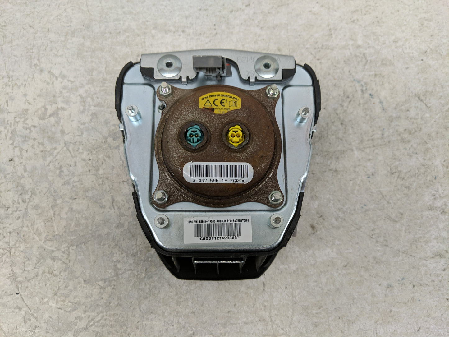 2012-2017 Hyundai Accent Air Bag Driver Left Steering Wheel Mounted P/N:56900-1R500 Fits Fits 2012 2013 2014 2015 2016 2017 