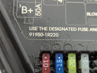 2015-2017 Hyundai Accent Fusebox Fuse Box Panel Relay Module P/N:91950-1R220 91420-1R500 Fits Fits 2015 2016 2017 OEM Used A