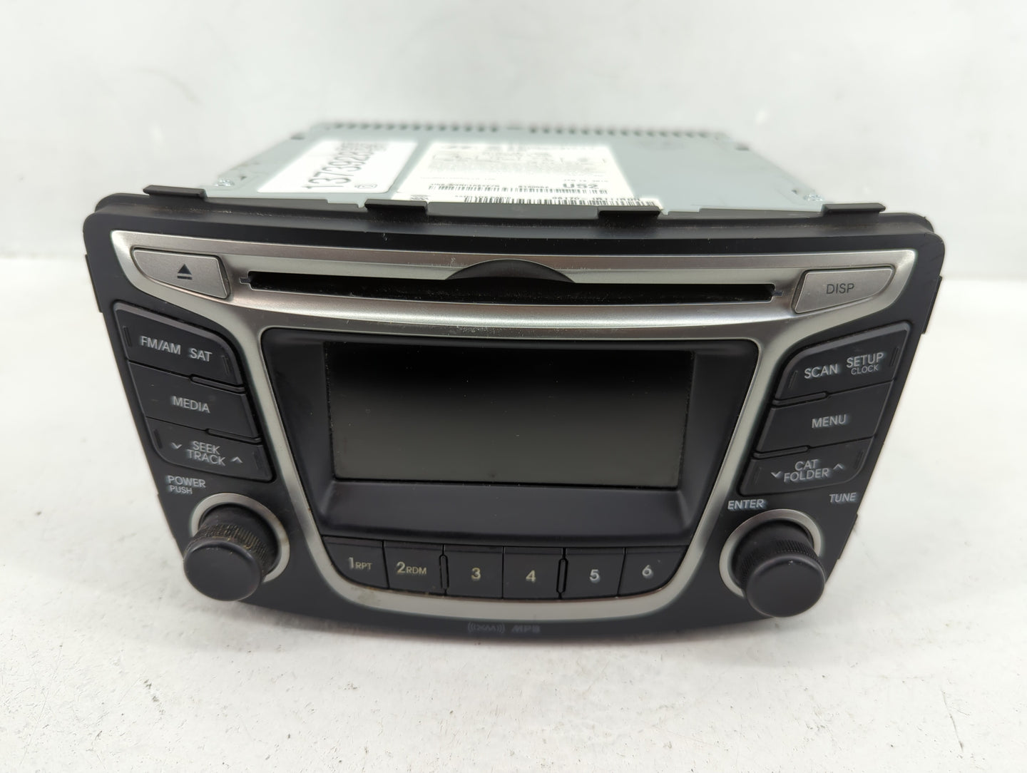 2015-2017 Hyundai Accent Radio AM FM Cd Player Receiver Replacement P/N:96170-1R111RDR Fits Fits 2015 2016 2017 OEM Used Aut