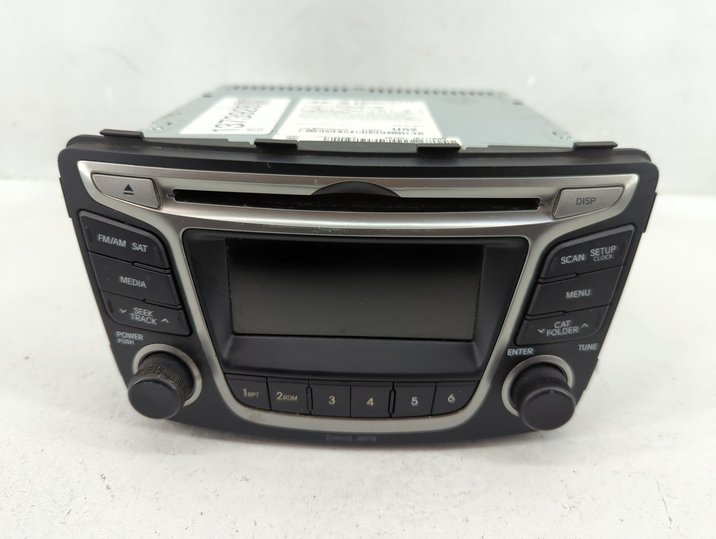 2015-2017 Hyundai Accent Radio AM FM Cd Player Receiver Replacement P/N:96170-1R111RDR Fits Fits 2015 2016 2017 OEM Used Aut