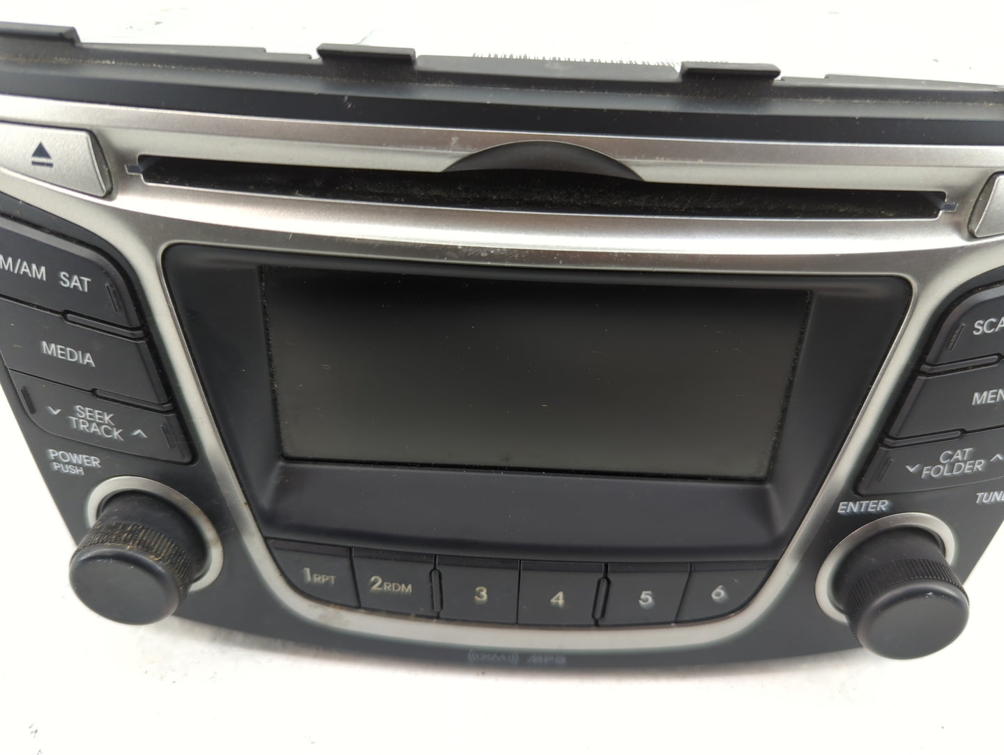 2015-2017 Hyundai Accent Radio AM FM Cd Player Receiver Replacement P/N:96170-1R111RDR Fits Fits 2015 2016 2017 OEM Used Aut