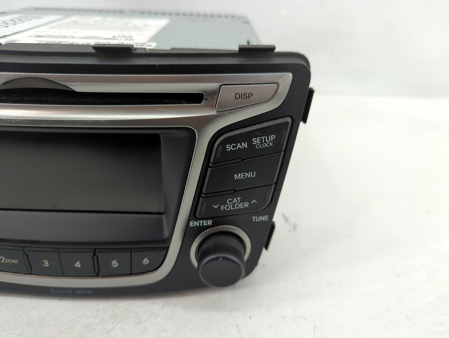 2015-2017 Hyundai Accent Radio AM FM Cd Player Receiver Replacement P/N:96170-1R111RDR Fits Fits 2015 2016 2017 OEM Used Aut
