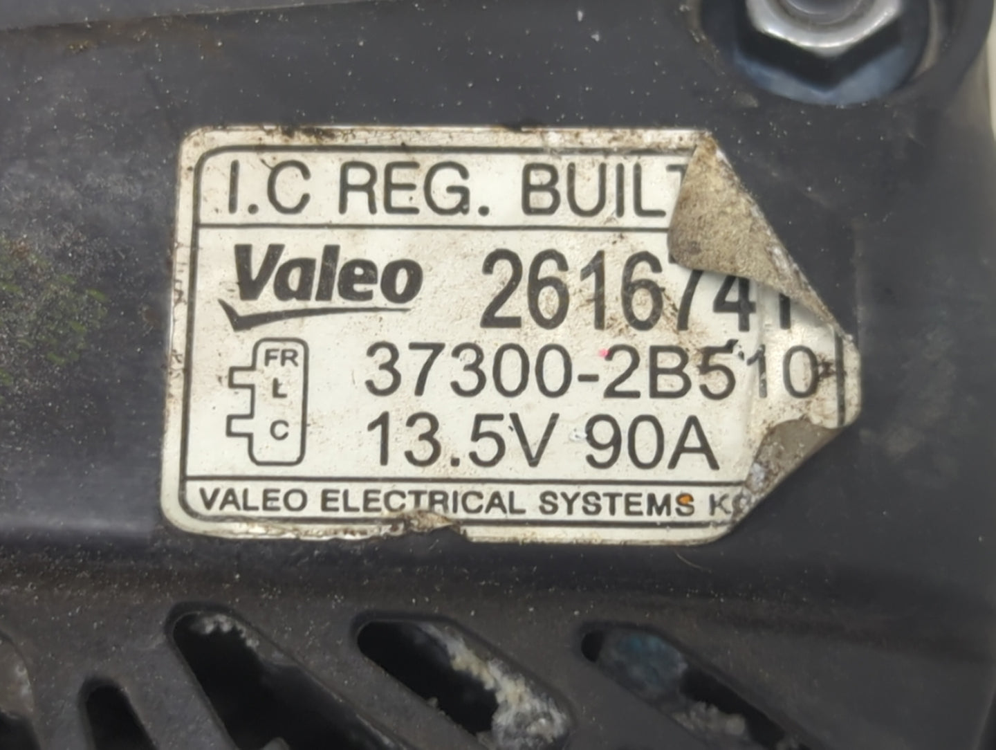 2015-2017 Hyundai Accent Alternator Replacement Generator Charging Assembly Engine OEM P/N:37300-2B510 Fits Fits 2015 2016 2