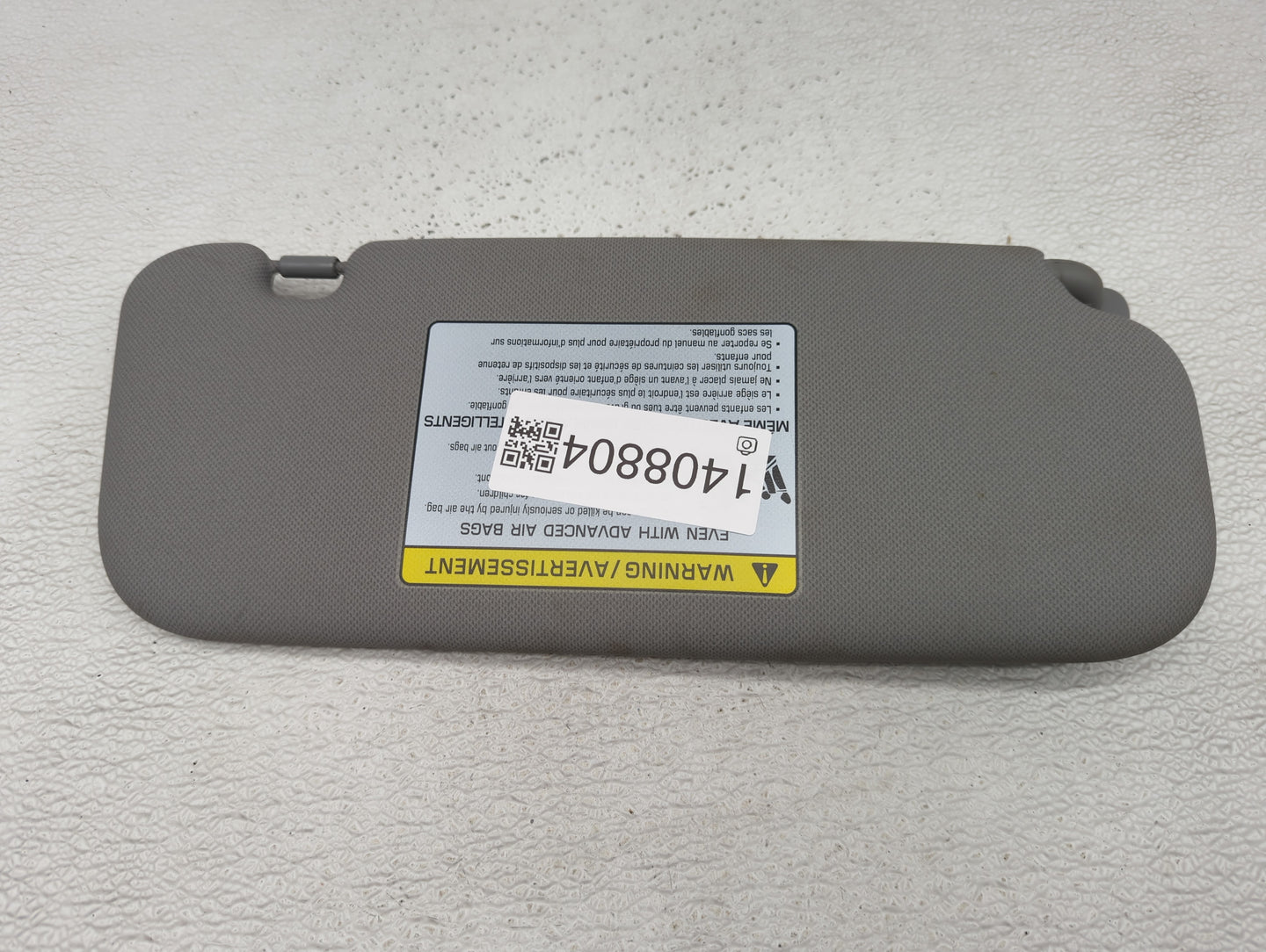 2014-2017 Hyundai Accent Sun Visor Shade Replacement Driver Left Mirror Fits Fits 2014 2015 2016 2017 OEM Used Auto Parts - 