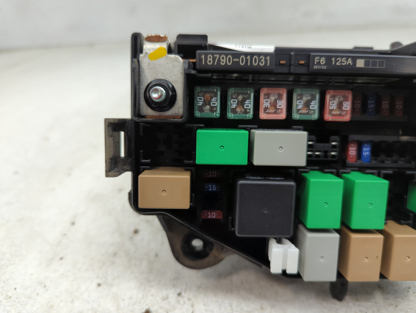 2015-2017 Hyundai Accent Fusebox Fuse Box Panel Relay Module P/N:91950-1R220 Fits Fits 2015 2016 2017 OEM Used Auto Parts - 