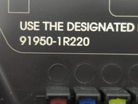 2015-2017 Hyundai Accent Fusebox Fuse Box Panel Relay Module P/N:91950-1R220 Fits Fits 2015 2016 2017 OEM Used Auto Parts - 