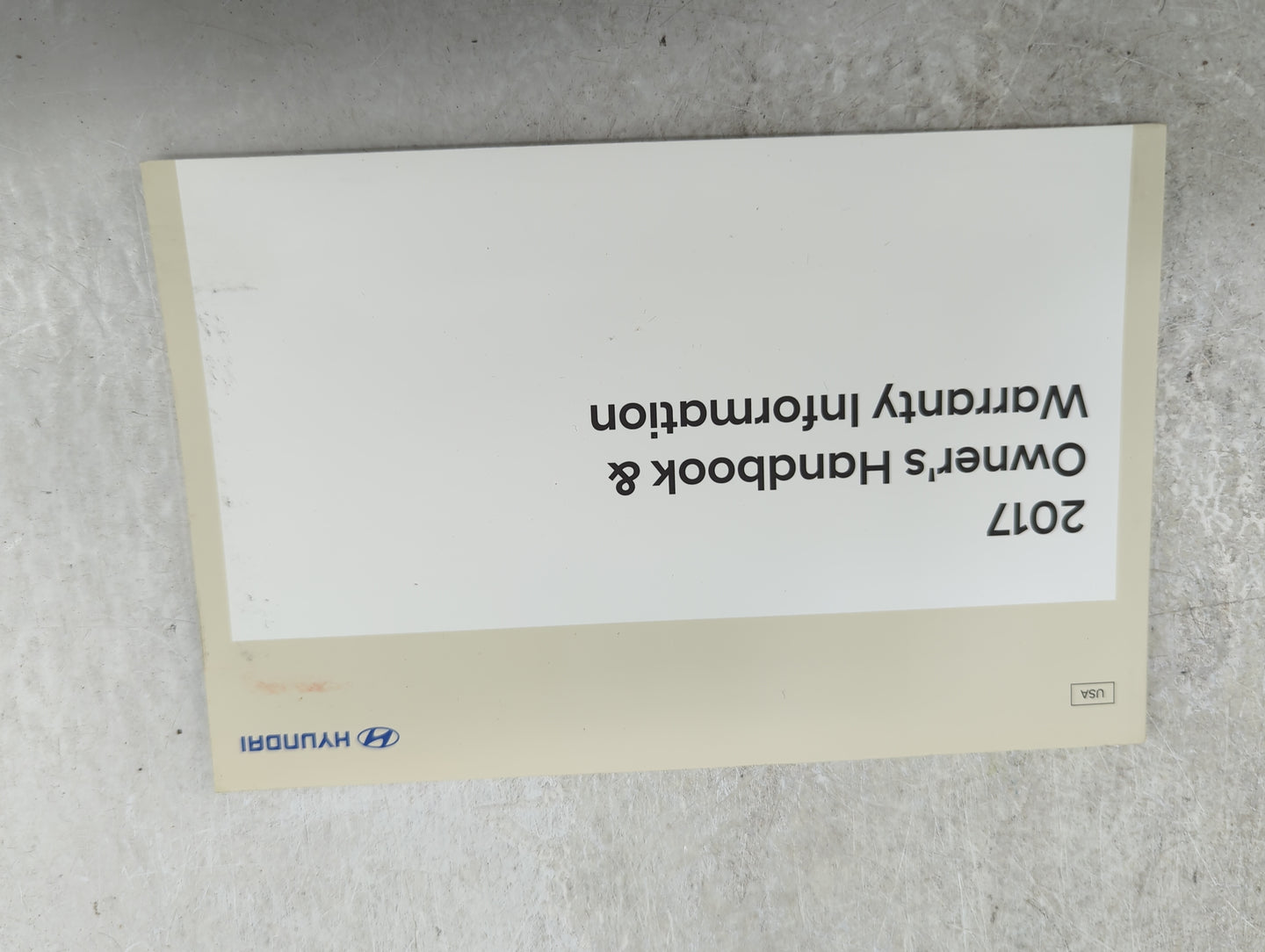 2017 Hyundai Accent Owners Manual Book Guide OEM Used Auto Parts - Oemusedautoparts1.com
