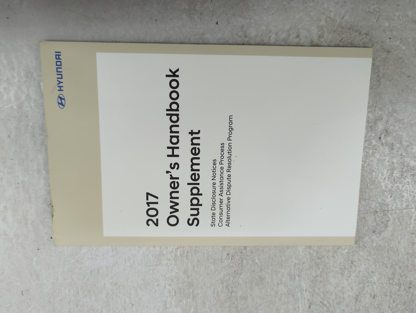 2017 Hyundai Accent Owners Manual Book Guide OEM Used Auto Parts - Oemusedautoparts1.com