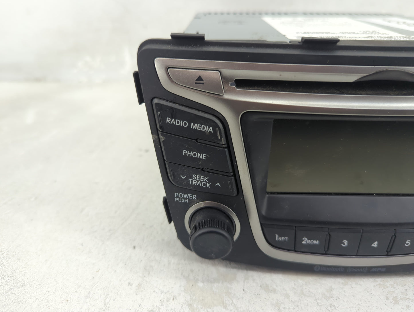 2015-2017 Hyundai Accent Radio AM FM Cd Player Receiver Replacement P/N:96170-1R152RDR Fits Fits 2015 2016 2017 OEM Used Aut