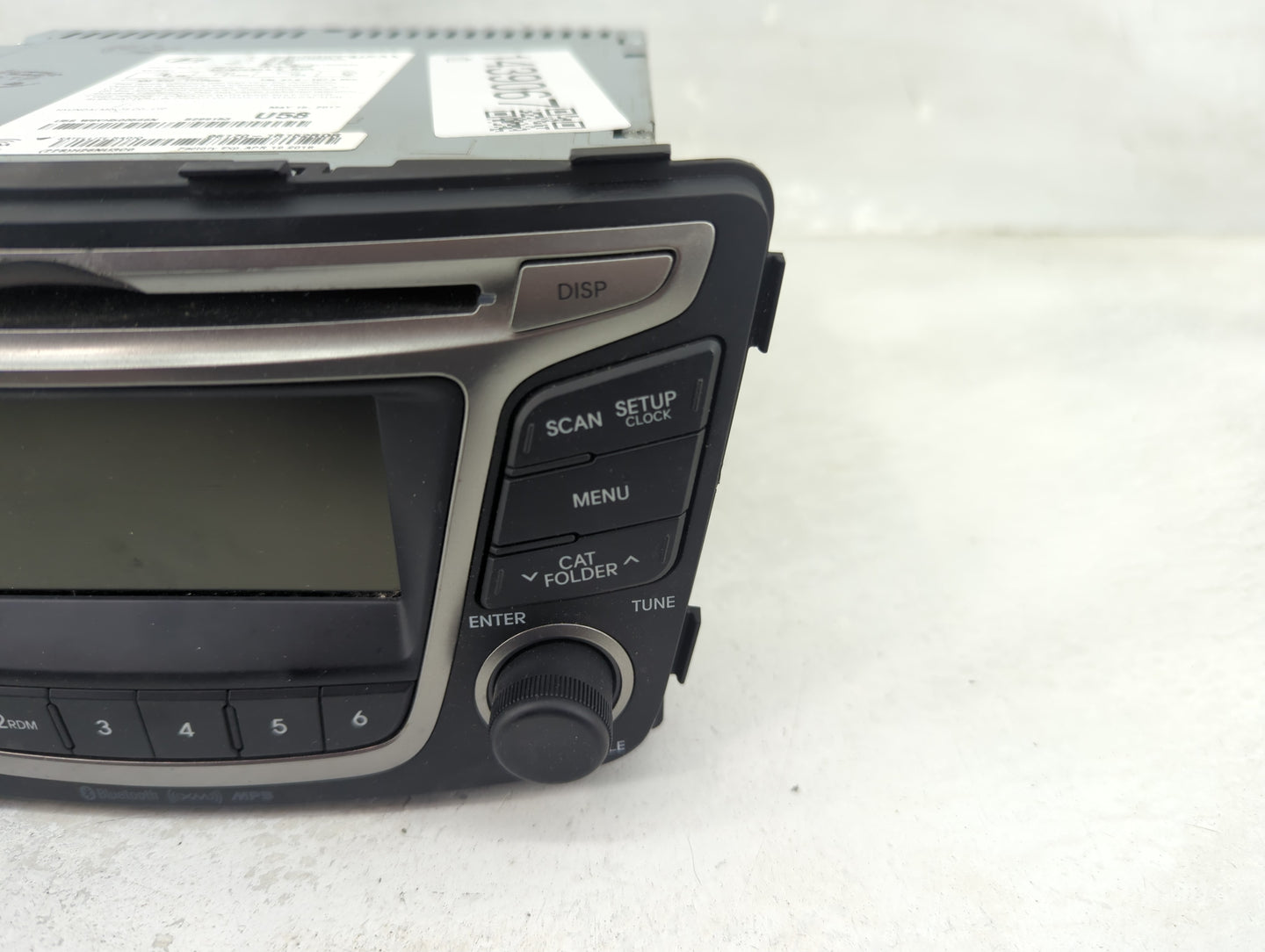 2015-2017 Hyundai Accent Radio AM FM Cd Player Receiver Replacement P/N:96170-1R152RDR Fits Fits 2015 2016 2017 OEM Used Aut