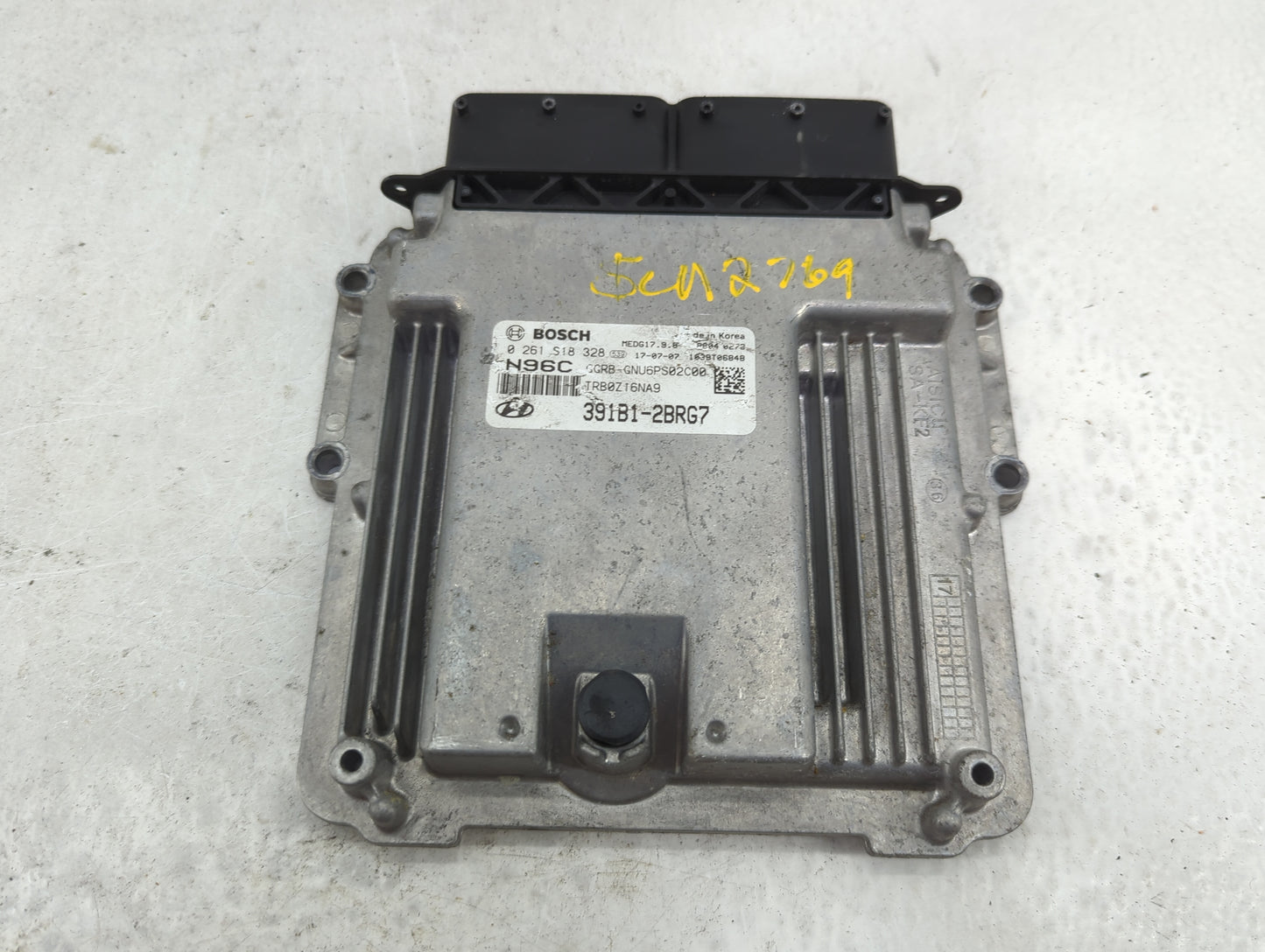 2015-2017 Hyundai Accent PCM Engine Control Computer ECU ECM PCU OEM P/N:0261S18328 391B1-2BRG7 Fits Fits 2015 2016 2017 OEM