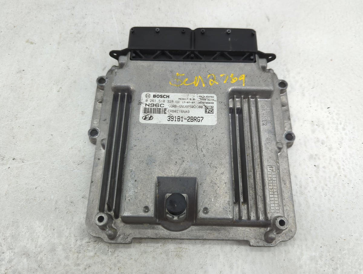 2015-2017 Hyundai Accent PCM Engine Control Computer ECU ECM PCU OEM P/N:0261S18328 391B1-2BRG7 Fits 2015 2016 2017 OEM Used