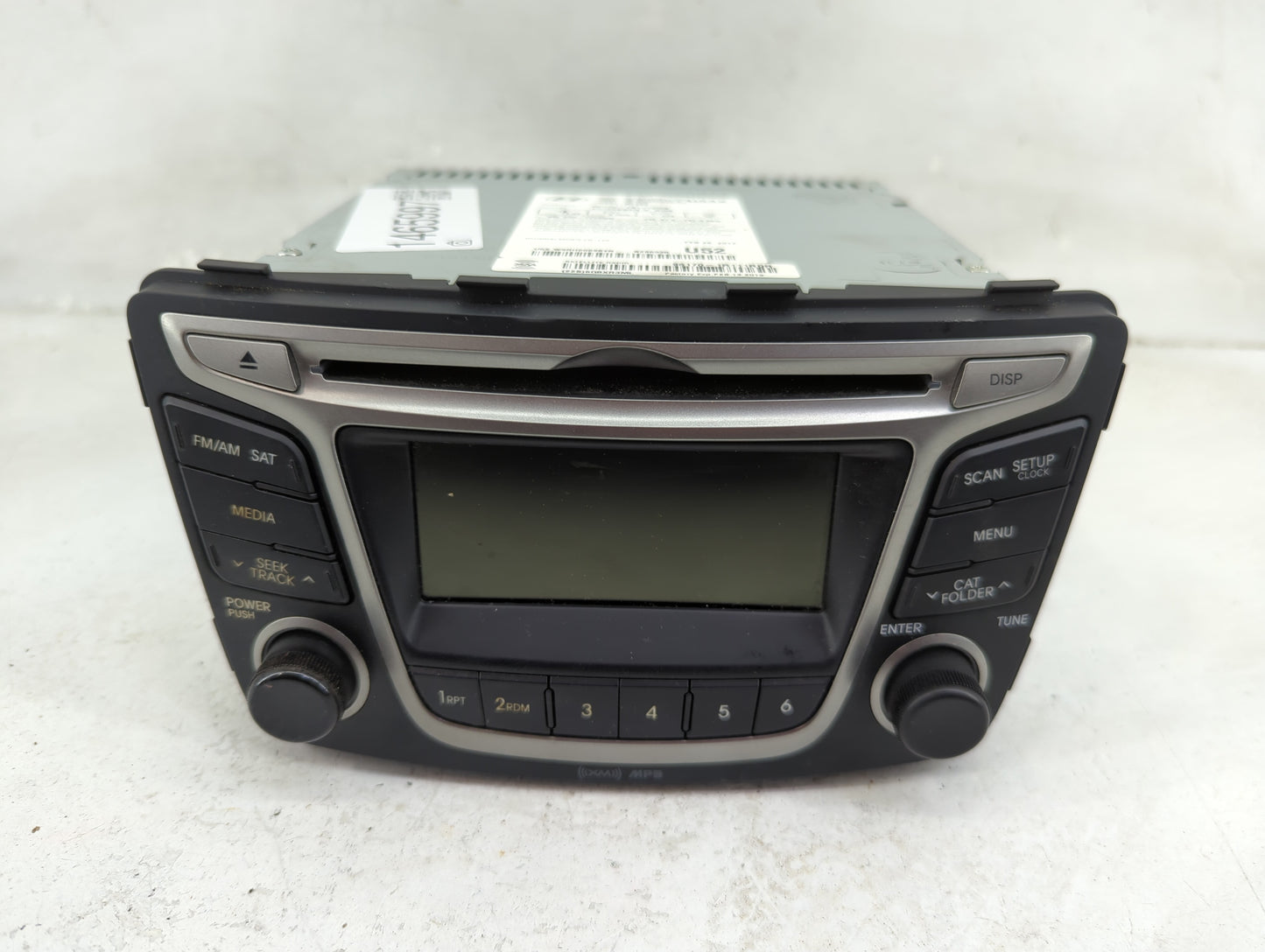 2015-2017 Hyundai Accent Radio AM FM Cd Player Receiver Replacement P/N:96170-1R111RDR AC180SBAN,N,RDR Fits Fits 2015 2016 2