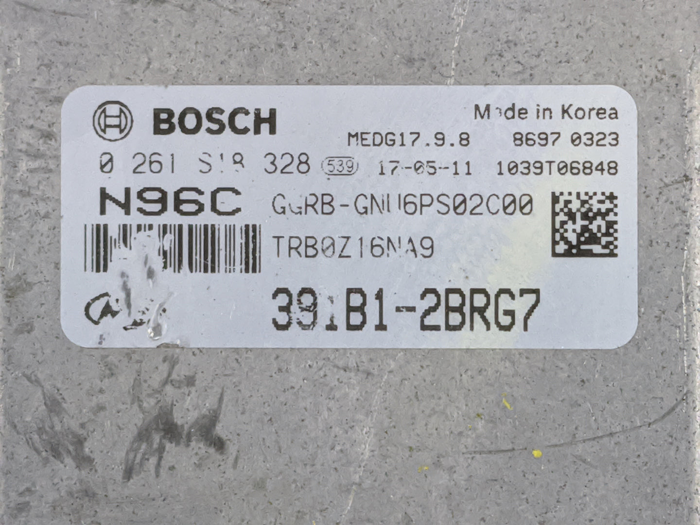 2015-2017 Hyundai Accent PCM Engine Control Computer ECU ECM PCU OEM P/N:391B1-2BRG7 0261S18328 Fits Fits 2015 2016 2017 OEM