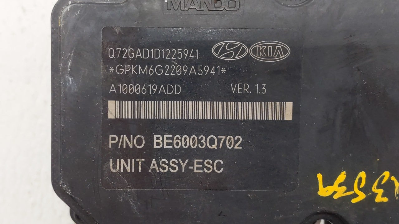 2015-2017 Hyundai Accent ABS Pump Control Module Replacement P/N:58920-1R460 Fits Fits 2015 2016 2017 OEM Used Auto Parts - 