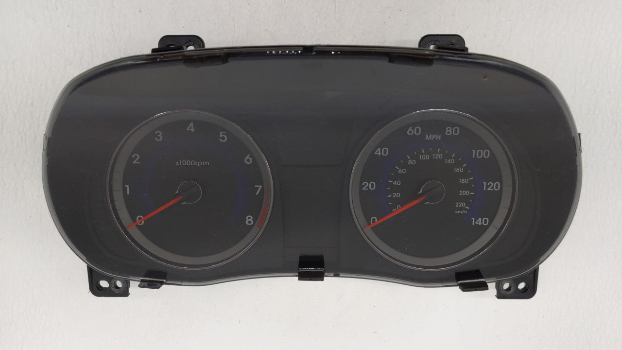2015-2017 Hyundai Accent Instrument Cluster Speedometer Gauges P/N:94021-1R500 Fits Fits 2015 2016 2017 OEM Used Auto Parts 