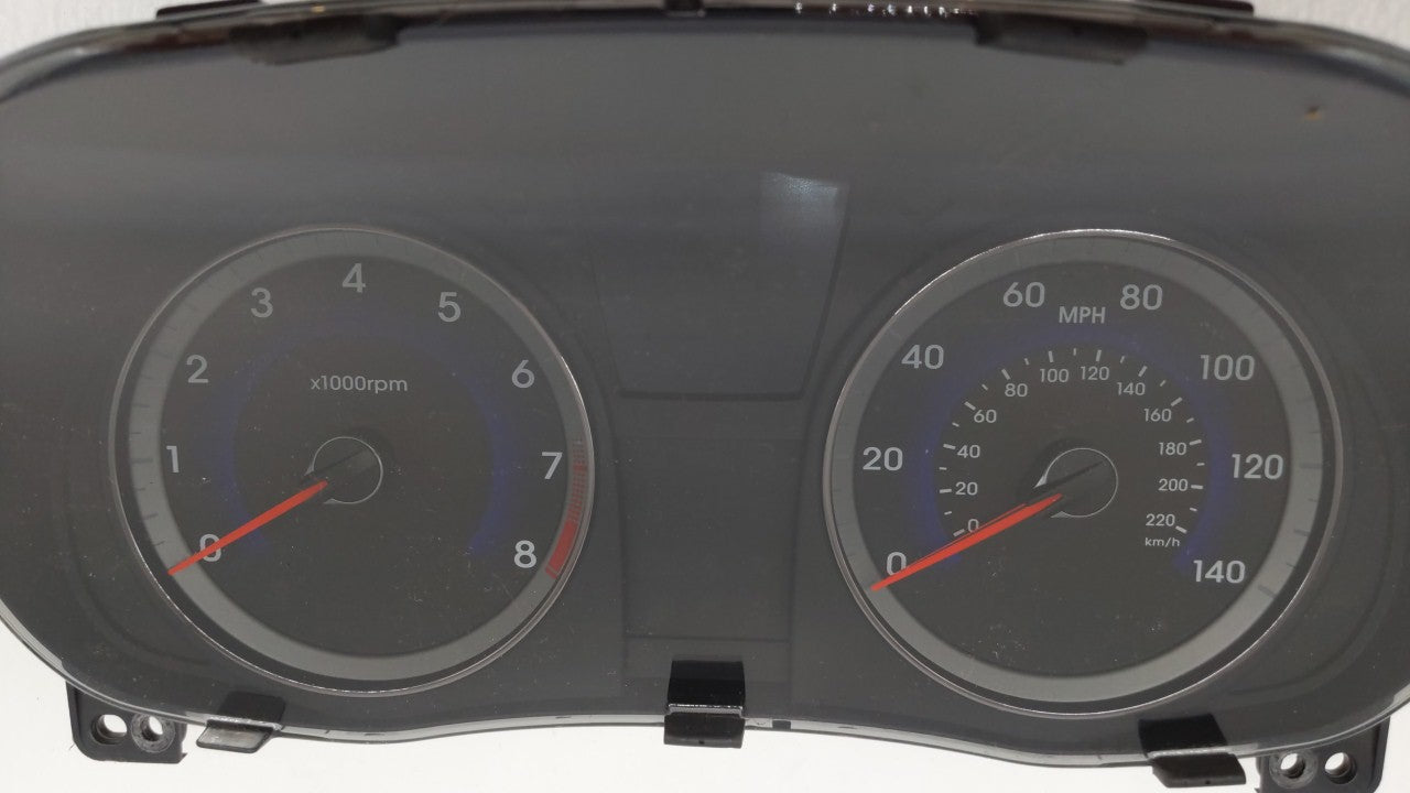 2015-2017 Hyundai Accent Instrument Cluster Speedometer Gauges P/N:94021-1R500 Fits Fits 2015 2016 2017 OEM Used Auto Parts 