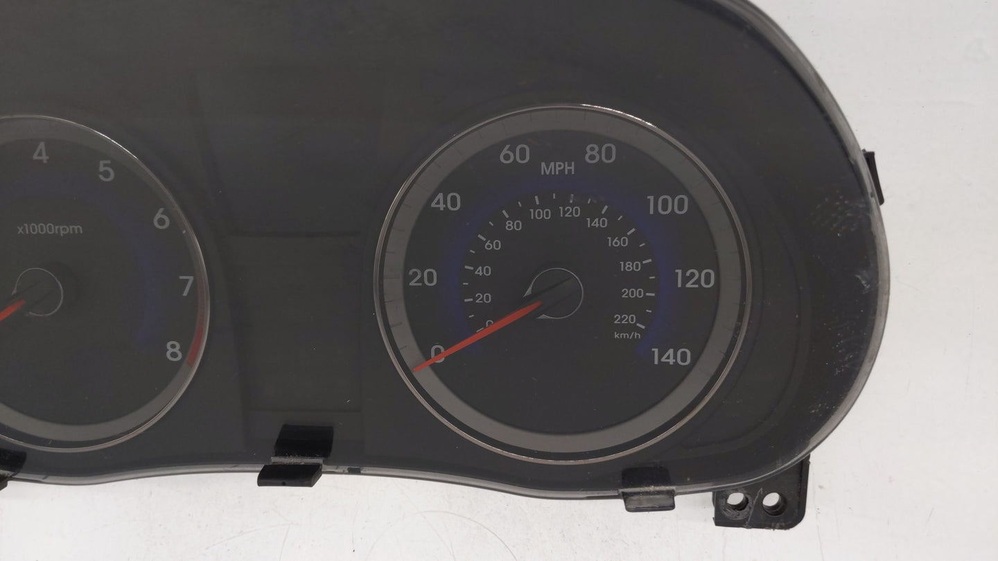 2015-2017 Hyundai Accent Instrument Cluster Speedometer Gauges P/N:94021-1R500 Fits Fits 2015 2016 2017 OEM Used Auto Parts 