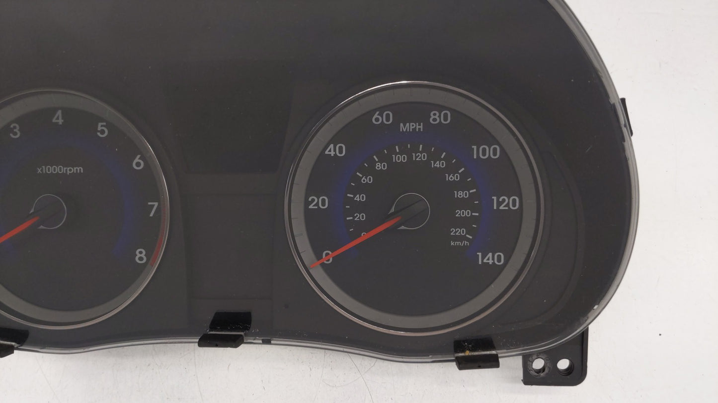 2015-2017 Hyundai Accent Instrument Cluster Speedometer Gauges P/N:94021-1R510 Fits Fits 2015 2016 2017 OEM Used Auto Parts 