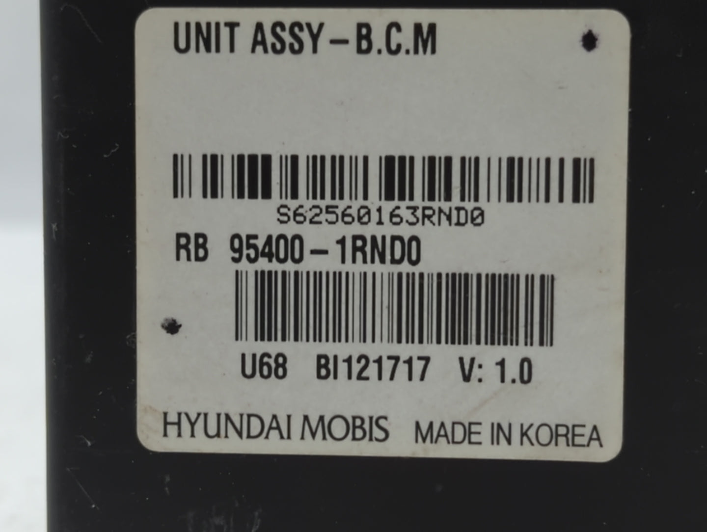 2015-2017 Hyundai Accent Chassis Control Module Ccm Bcm Body Control - Oemusedautoparts1.com