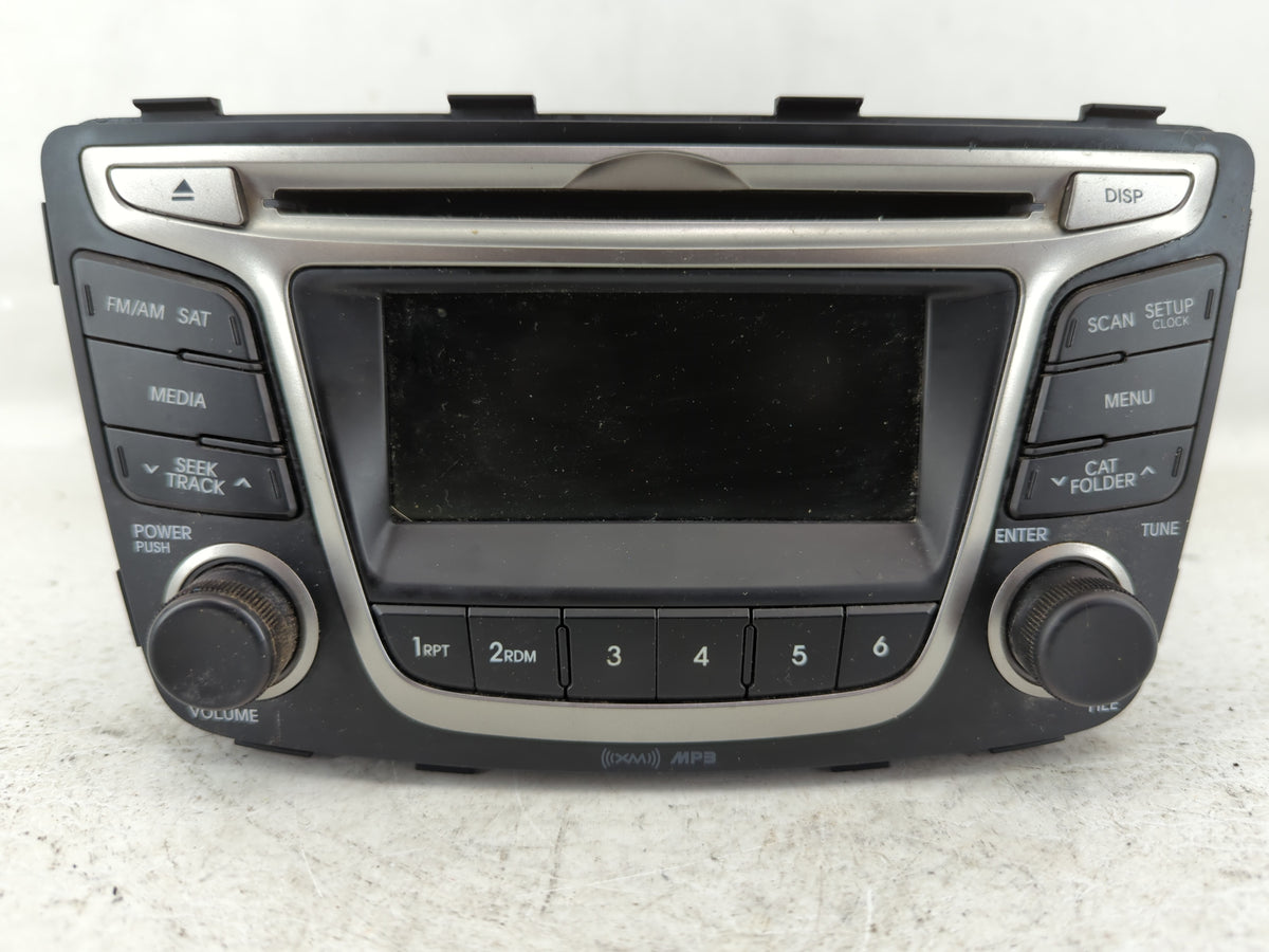 2015-2017 Hyundai Accent Radio AM FM Cd Player Receiver Replacement P/N:96170-1R111RDR Fits Fits 2015 2016 2017 OEM Used Aut