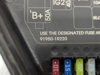 2015-2017 Hyundai Accent Fusebox Fuse Box Panel Relay Module P/N:91420-1R580 Fits Fits 2015 2016 2017 OEM Used Auto Parts - 