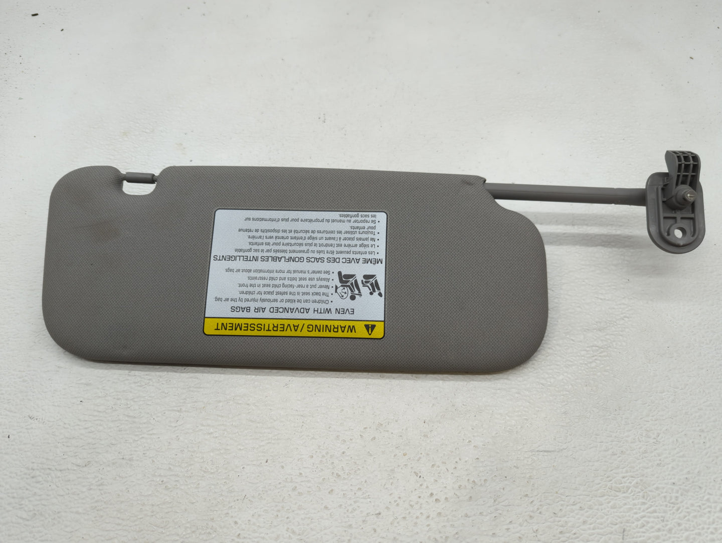 2014-2017 Hyundai Accent Sun Visor Shade Replacement Driver Left Mirror Fits Fits 2014 2015 2016 2017 OEM Used Auto Parts - 
