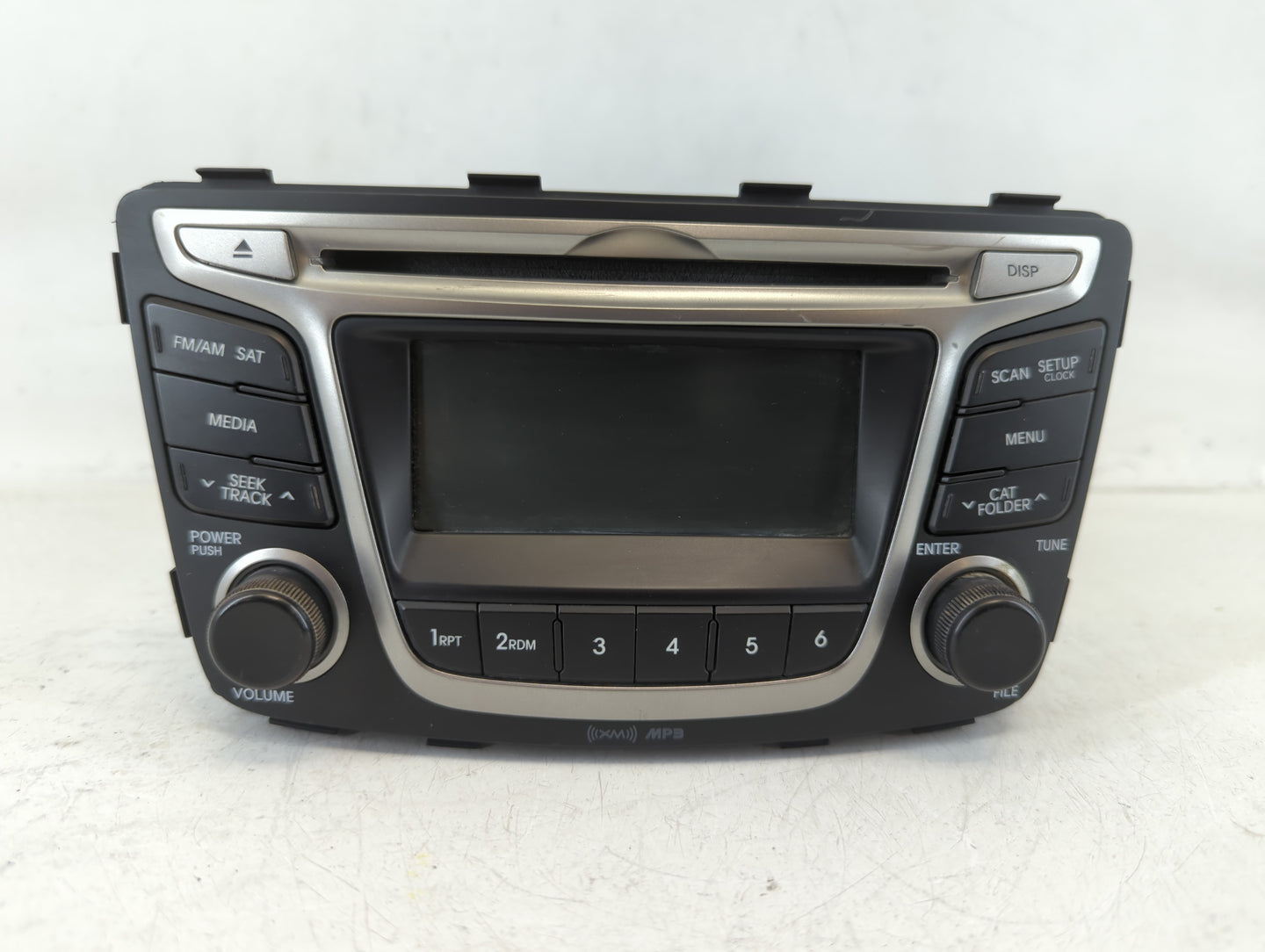 2015-2017 Hyundai Accent Radio AM FM Cd Player Receiver Replacement P/N:96170-1R111RDR Fits Fits 2015 2016 2017 OEM Used Aut