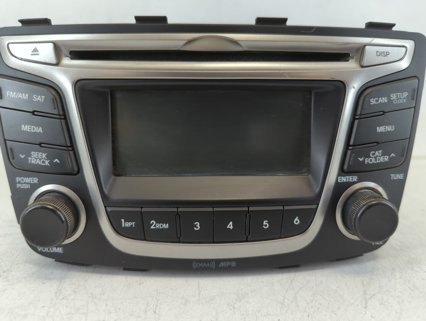 2015-2017 Hyundai Accent Radio AM FM Cd Player Receiver Replacement P/N:96170-1R111RDR Fits Fits 2015 2016 2017 OEM Used Aut