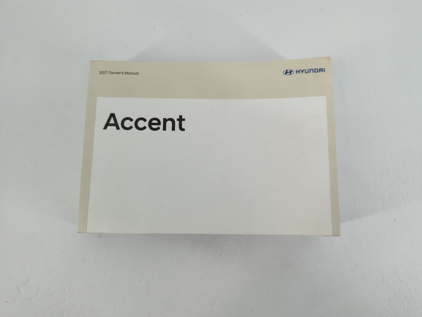 2017 Hyundai Accent Owners Manual Book Guide OEM Used Auto Parts - Oemusedautoparts1.com