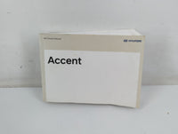 2017 Hyundai Accent Owners Manual Book Guide P/N:H1RO-EC75E OEM Used Auto Parts - Oemusedautoparts1.com